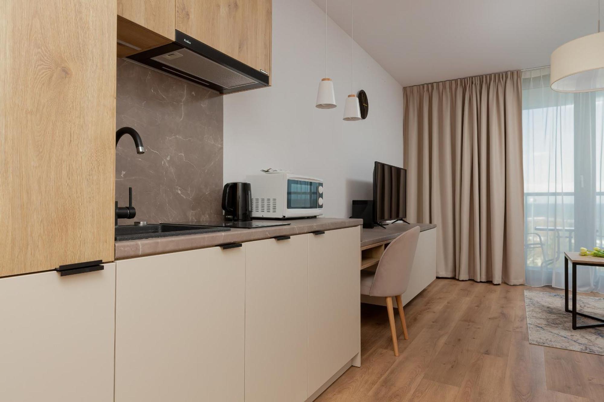 Mielno Jantaris B26 Balcony And Sea View Underground Parking Apartment Bagian luar foto