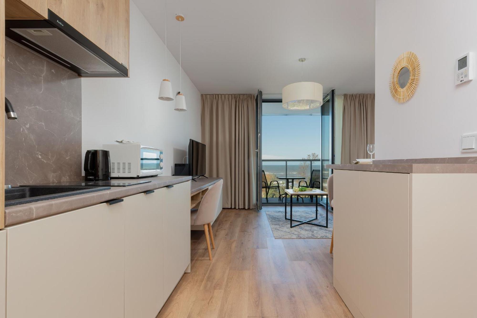 Mielno Jantaris B26 Balcony And Sea View Underground Parking Apartment Bagian luar foto