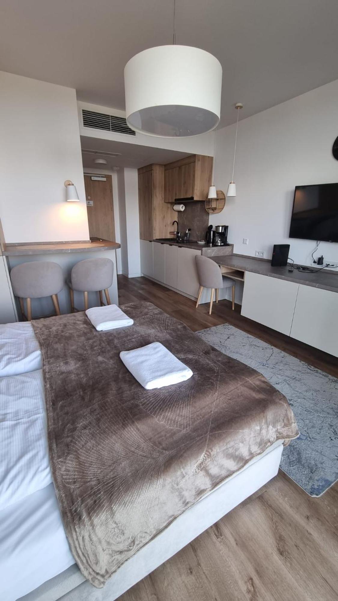 Mielno Jantaris B26 Balcony And Sea View Underground Parking Apartment Bagian luar foto